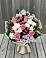 Букет цветов из: Альстромерии, Гвоздики, Розы и Хризантемы в Ермолино Новгородская область