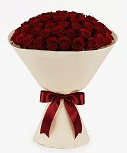 Букет 101 Бордовая роза Блэк Бакарра в Ермолино Новгородская область