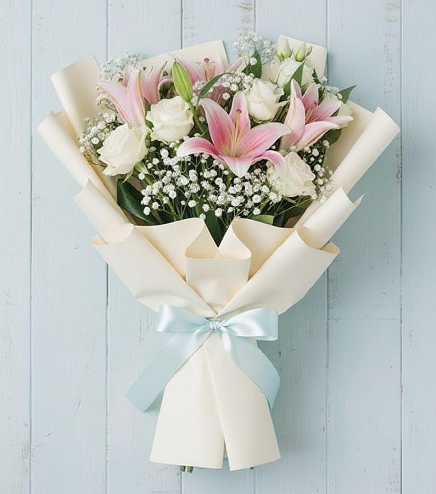 Букет цветов из: Лилии в Ермолино Новгородская область