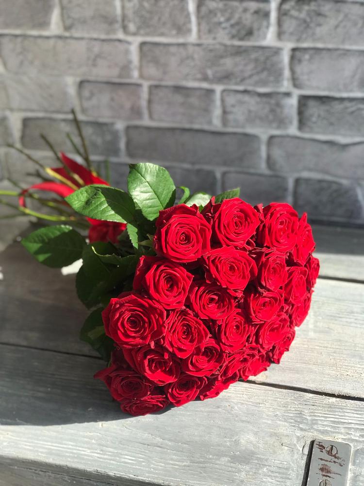 Букет Красные розы Фридом в Ермолино Новгородская область