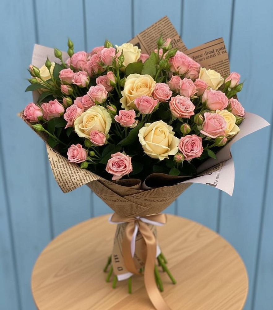 Букет цветов из: Розы в Ермолино Новгородская область