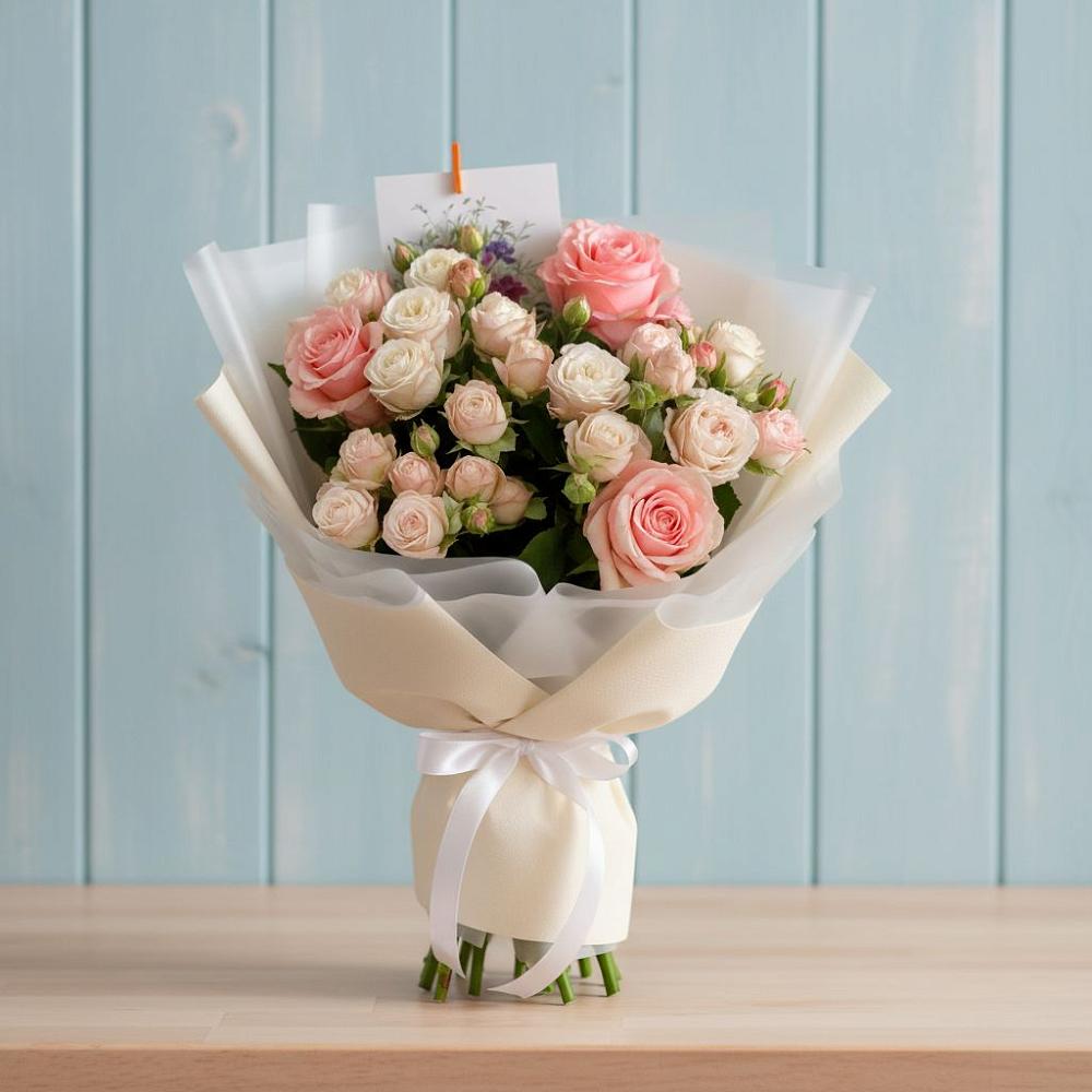 Букет цветов из: Розы в Ермолино Новгородская область