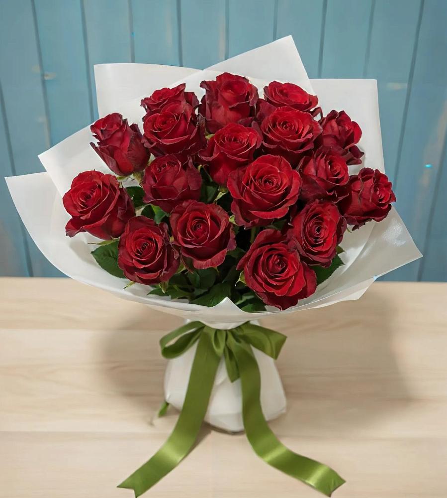 Букет Красные розы в Ермолино Новгородская область