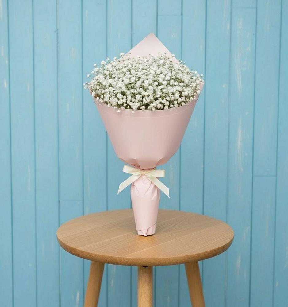 Букет цветов из: Гипсофила в Ермолино Новгородская область