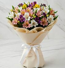 Букет цветов из:  Альстромерии #REPLACE_PRED# Ермолино Новгородская область