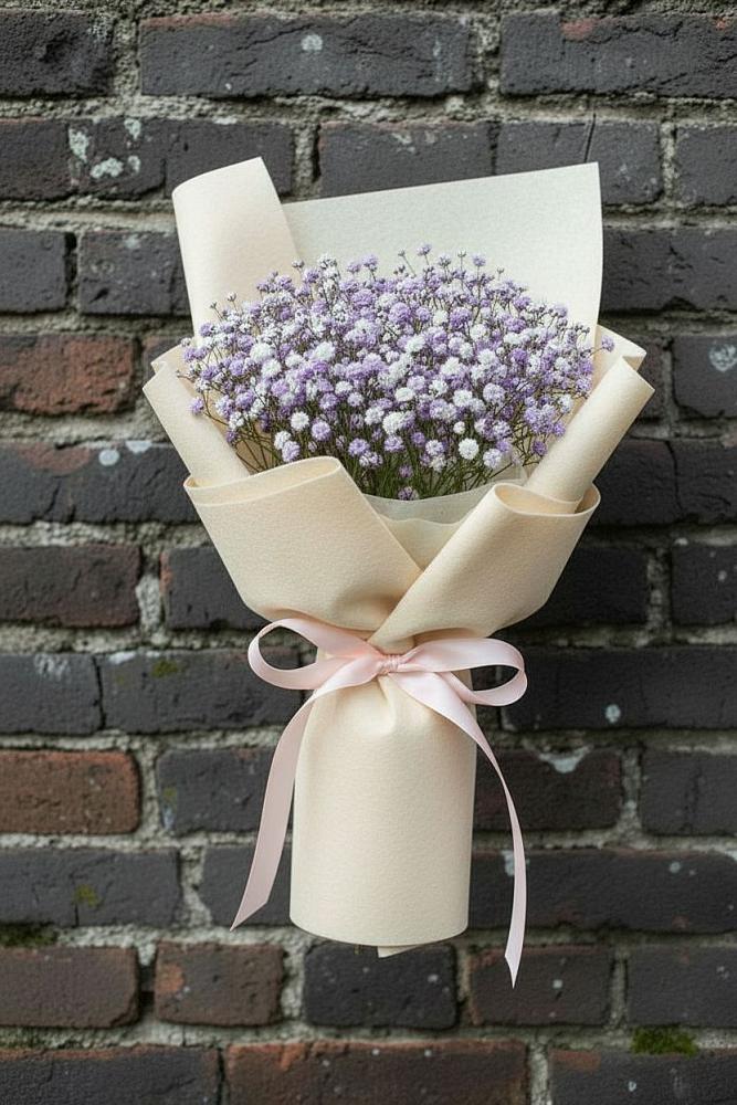 Букет цветов из: Гипсофила в Ермолино Новгородская область