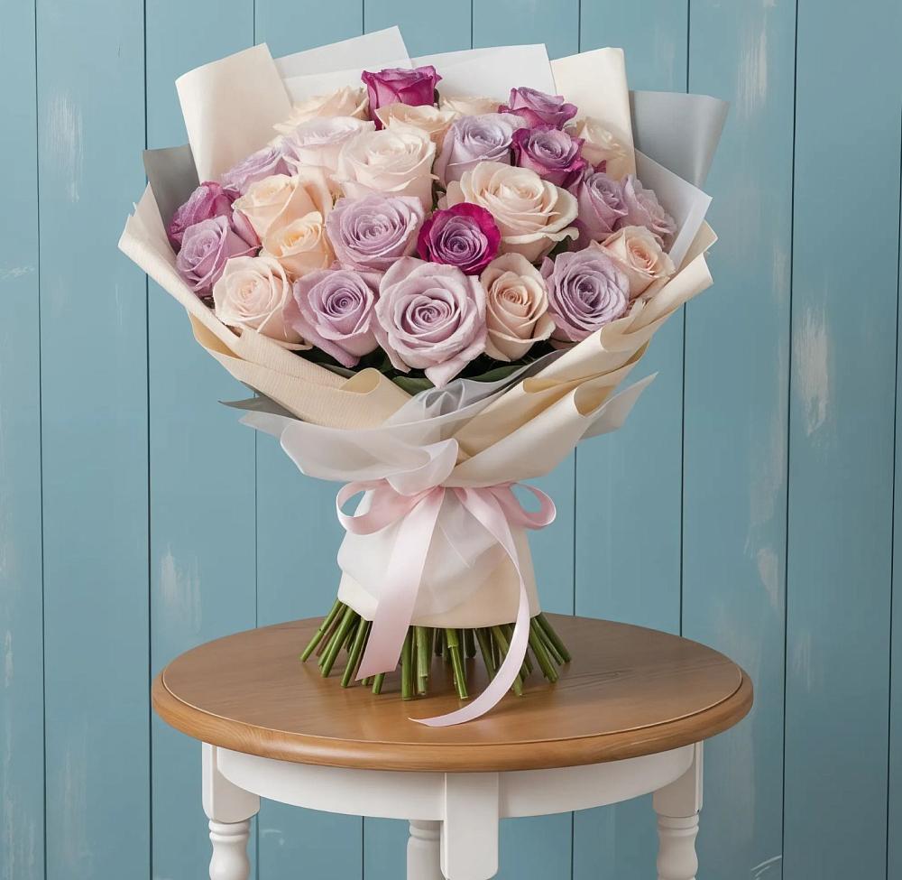 Букет цветов из: Розы в Ермолино Новгородская область