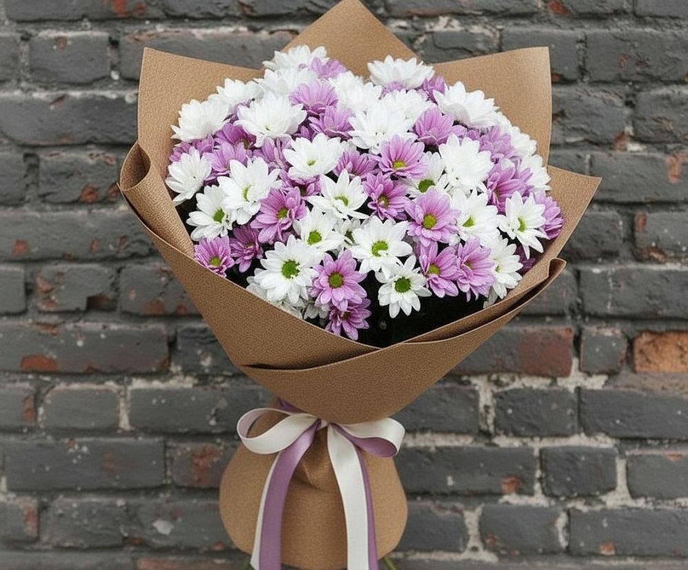 Букет цветов из: Хризантемы в Ермолино Новгородская область