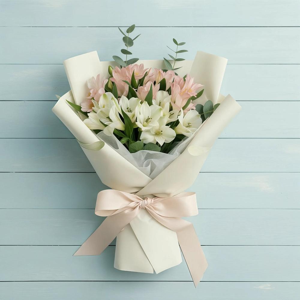 Букет цветов из: Альстромерии в Ермолино Новгородская область