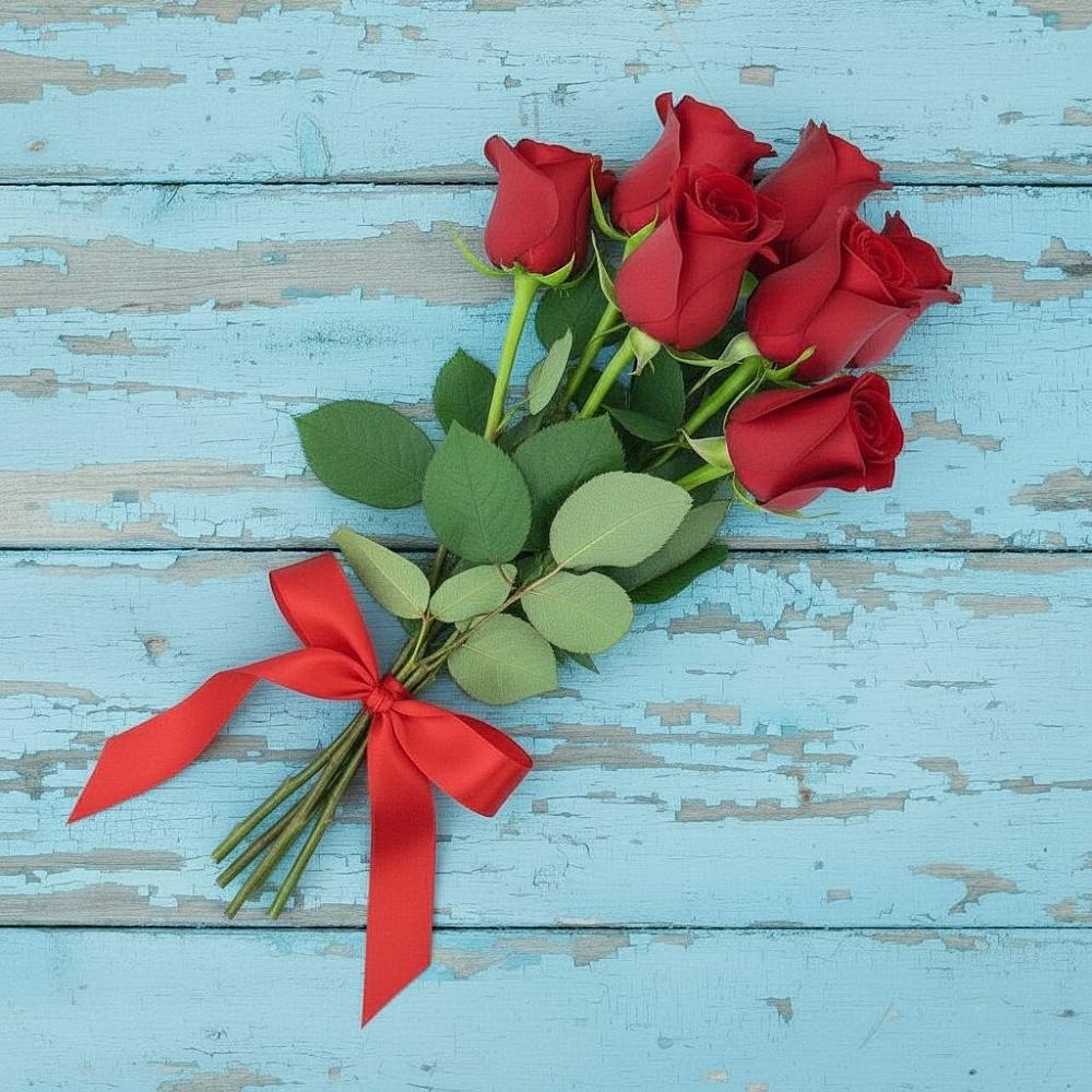 Букет Красные розы в Ермолино Новгородская область